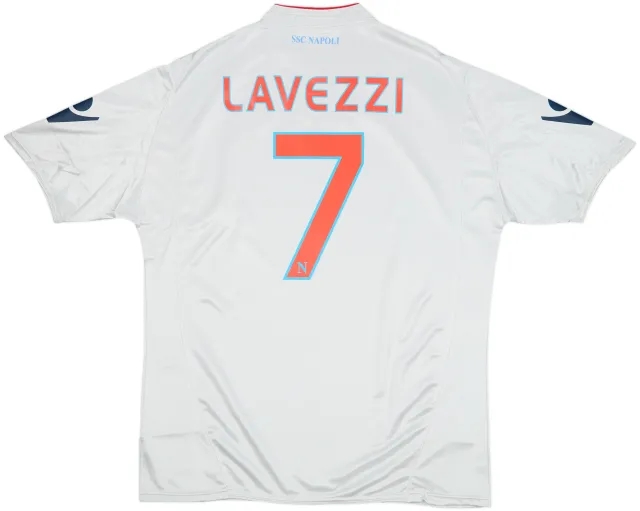 2009-10 Napoli Basic Away Shirt Lavezzi #7 (XL)