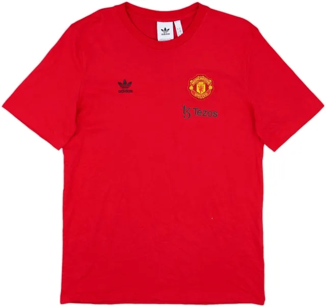 2022-23 Manchester United adidas Cotton Tee - 10/10 - (M)