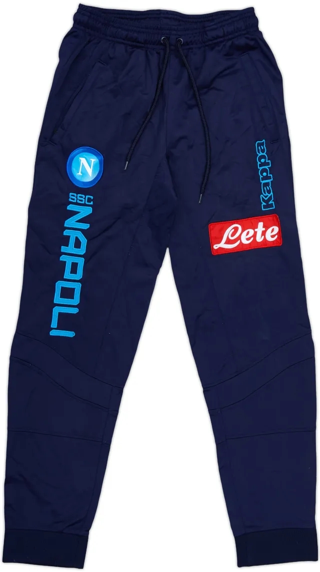 2019-20 Napoli Kappa Track Pants/Bottoms - 9/10 - (S)