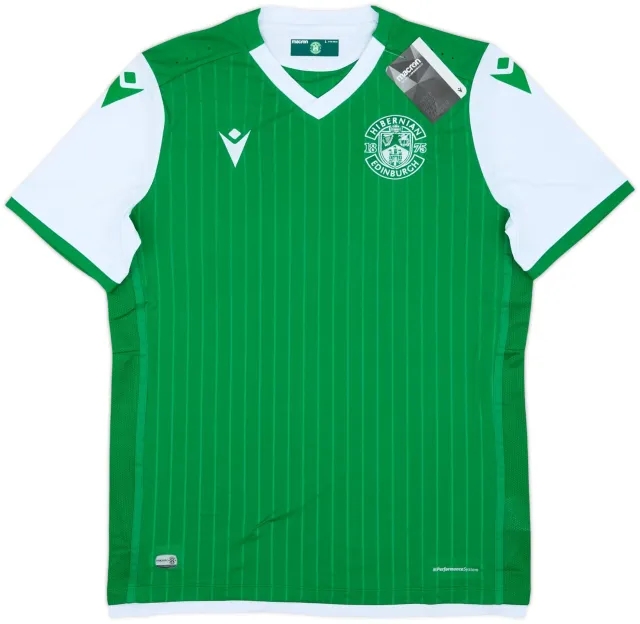 Macron Hibernian Mens SS Home Shirt 2019/20