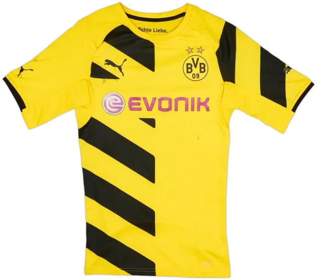 2014-15 Borussia Dortmund Player Issue ACTV Home Shirt - 5/10 - (M)