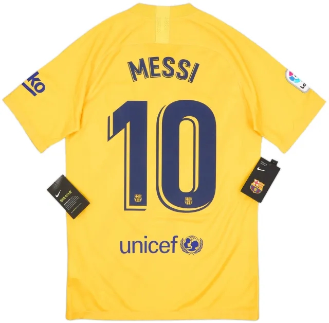 2019-20 Barcelona 'Senyera' Fourth Shirt Messi #10 (S)