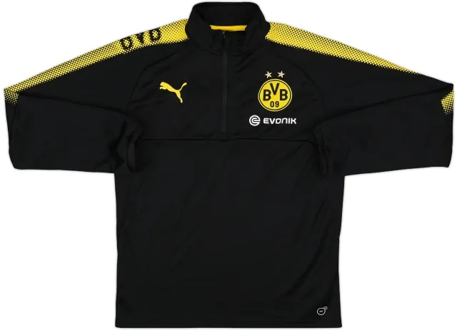2016-17 Borussia Dortmund Puma 1/4 Zip Drill Top - 8/10 - (XL.Boys)