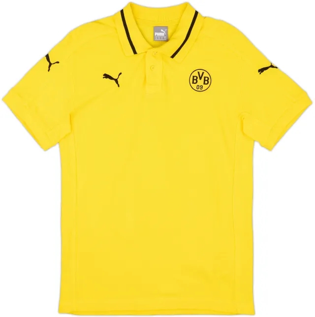 2020-21 Borussia Dortmund Puma Polo Shirt - 9/10 - (M)