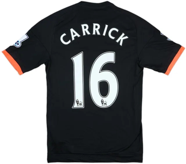 2015-16 Manchester United Match Issue Third Shirt Carrick #16