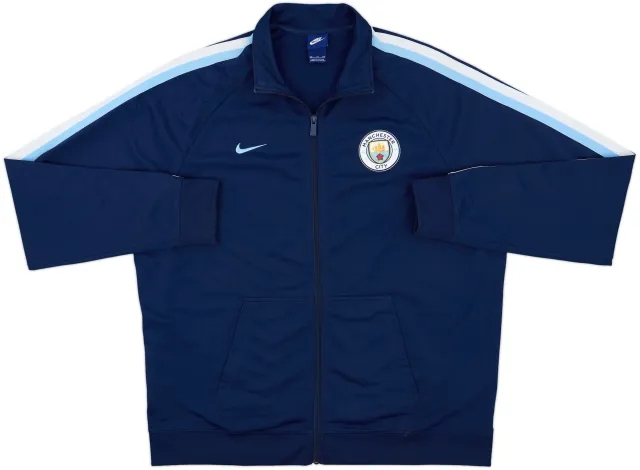 2018-19 Manchester City Nike 1/4 Zip Training Top - 5/10 - (S)
