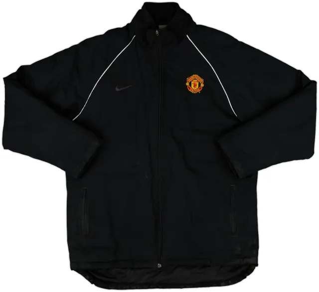 2004-05 Manchester United Nike Padded Bench Coat - 5/10 - (M)