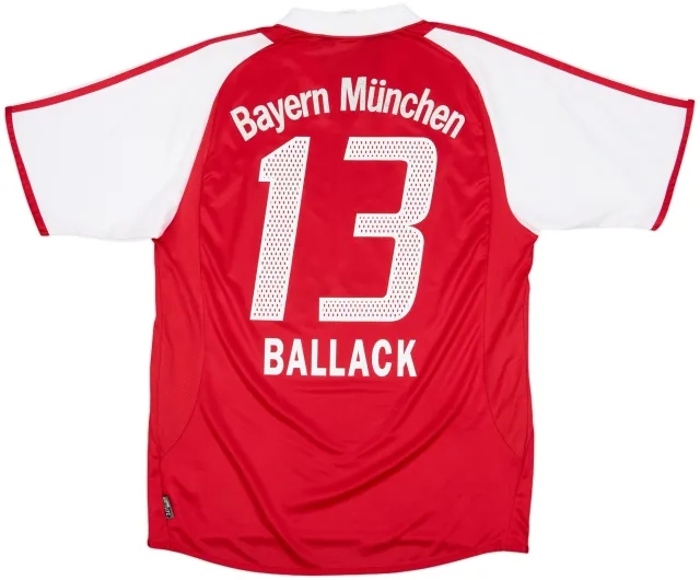 adidas Bayern Munich Mens SS Home Shirt 2003/04