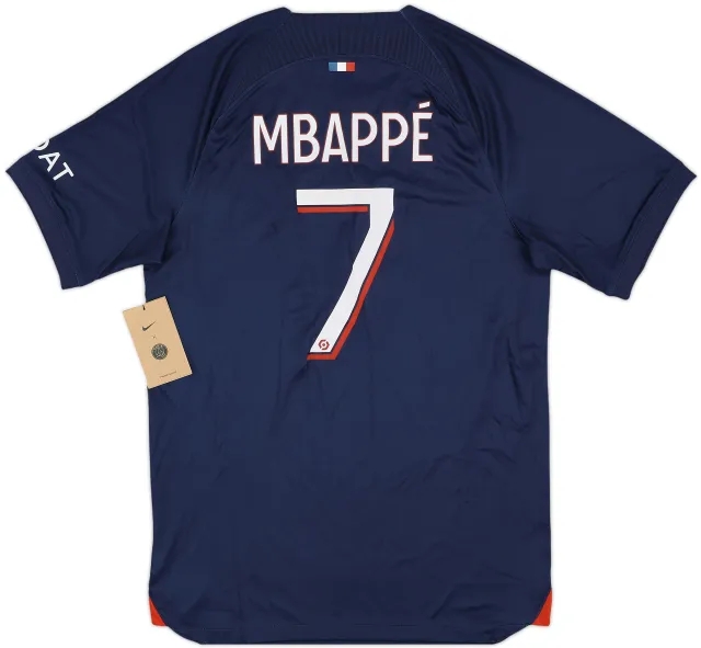 2023-24 Paris Saint-Germain Home Shirt Mbappe #7 (S)