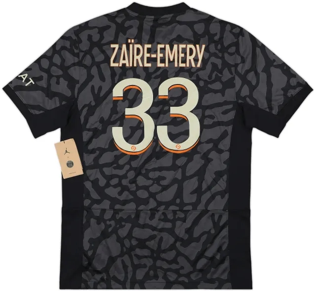 2023-24 Paris Saint-Germain Third Shirt Zaire-Emery #33 (M)