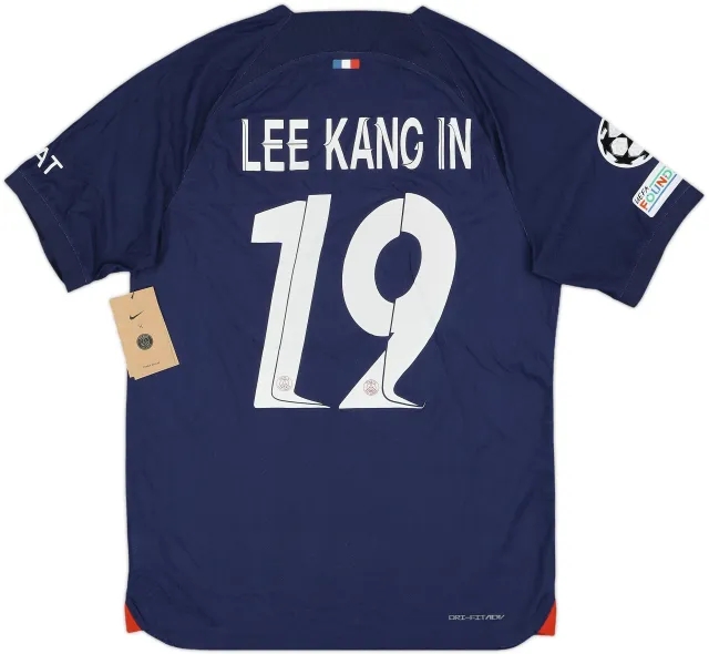 2023-24 Paris Saint-Germain Authentic Home Shirt Lee Kang In #19 (M)