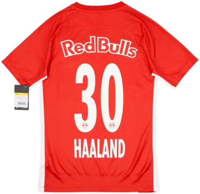 2019-20 Red Bull Salzburg Home Shirt Haaland #30 (S)