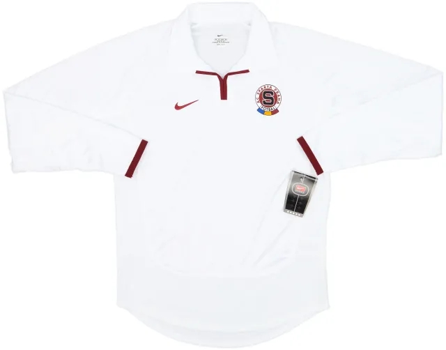 2001-02 Sparta Prague Player Issue Away L/S Shirt (XS)