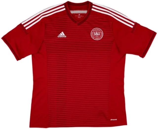adidas Denmark Mens SS Home Shirt 2014