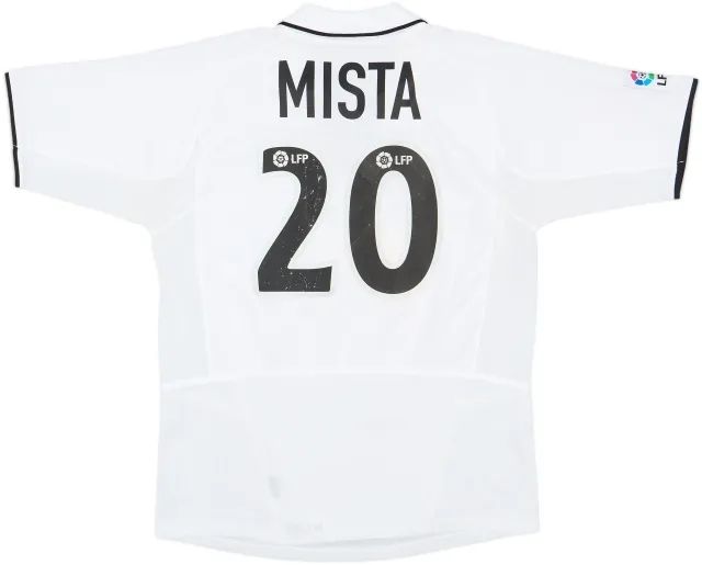 2002-03 Valencia Home Shirt Mista #20 - 7/10 - (XL.Boys)
