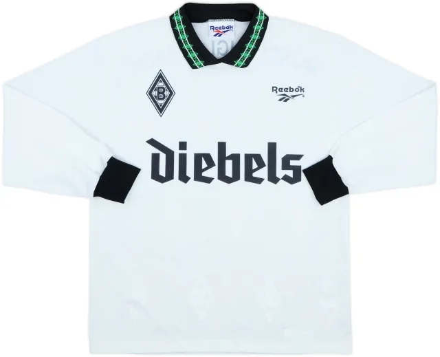 Reebok Borussia Monchengladbach Mens LS Home Shirt 1995/96