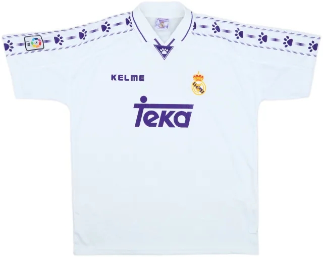 1996-97 Real Madrid Home Shirt - 10/10 - (XXL)