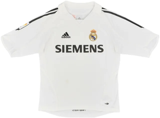 2005-06 Real Madrid Home Shirt - 9/10 - (L.Boys)