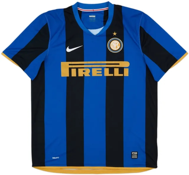2008-09 Inter Milan Home Shirt - 9/10 - (L)