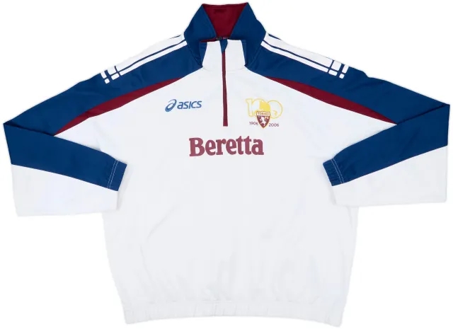2005-06 Torino Asics 1/4 Zip Training Top - 7/10 - (XL)