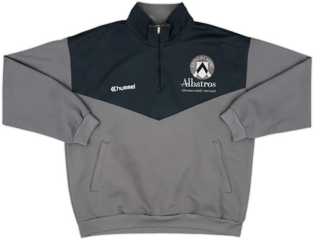 1995-96 Udinese Hummel 1/4 Zip Drill Top - 8/10 - (M)