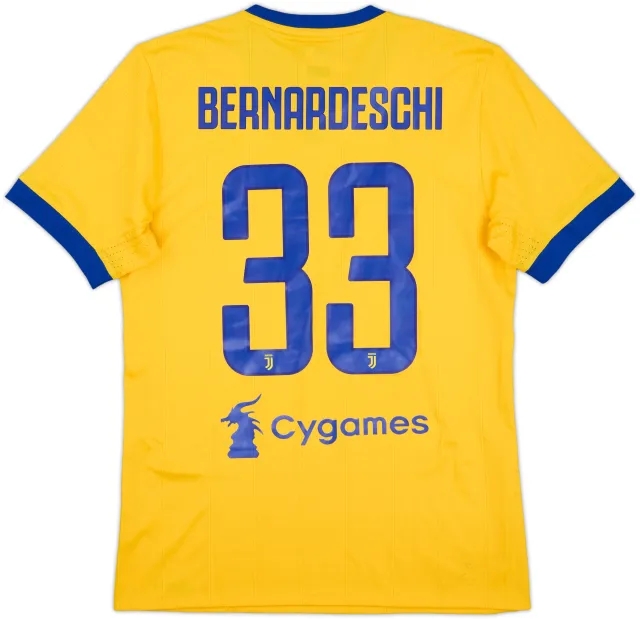 2017-18 Juventus Away Shirt Bernadeschi #33 (S)