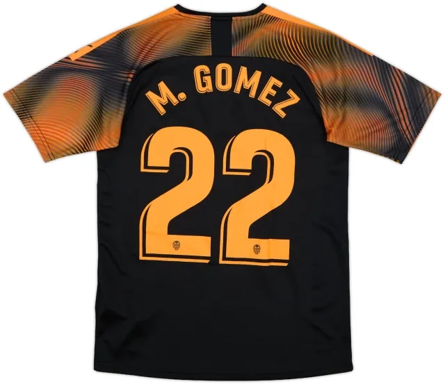 2019-20 Valencia Away Shirt M. Gomez #22 (S)