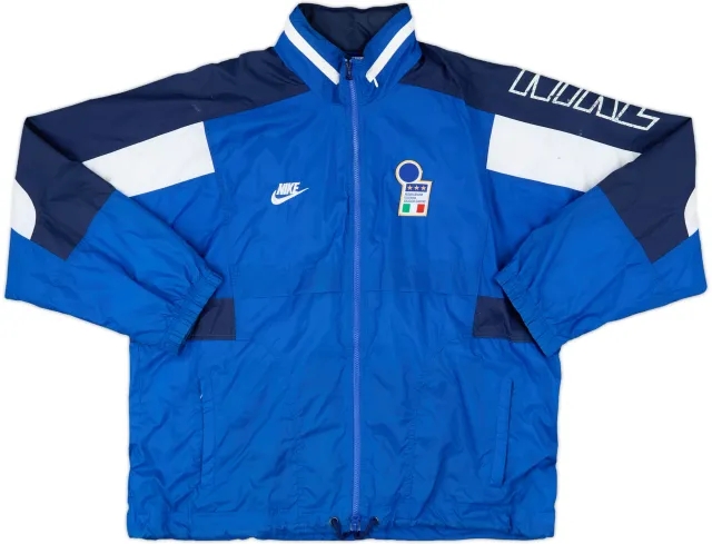 1996 Italy Nike Hooded Rain Jacket - 6/10 - (L)