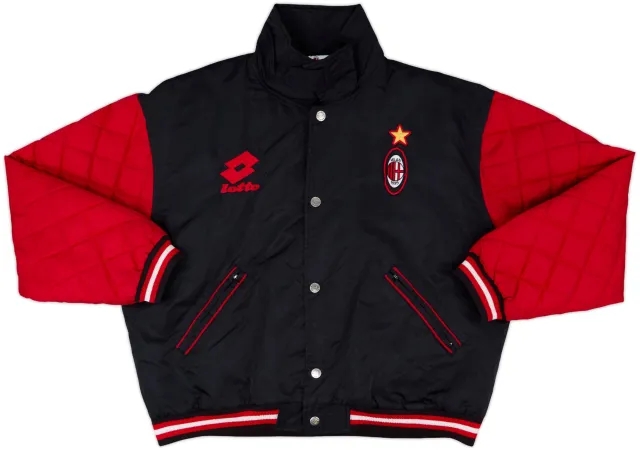 1994-95 AC Milan Lotto Padded Bomber Jacket - 7/10 - (XL)