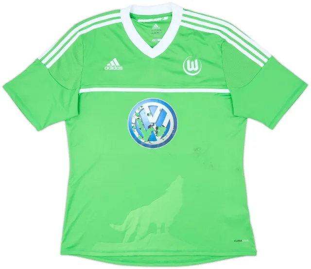 adidas Wolfsburg Mens SS Home Shirt 2012/13