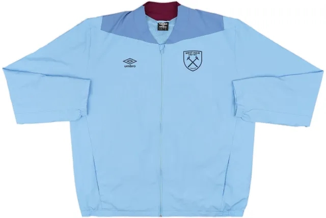 2018-19 West Ham Umbro Hooded Rain Jacket - 10/10 - (4XL)