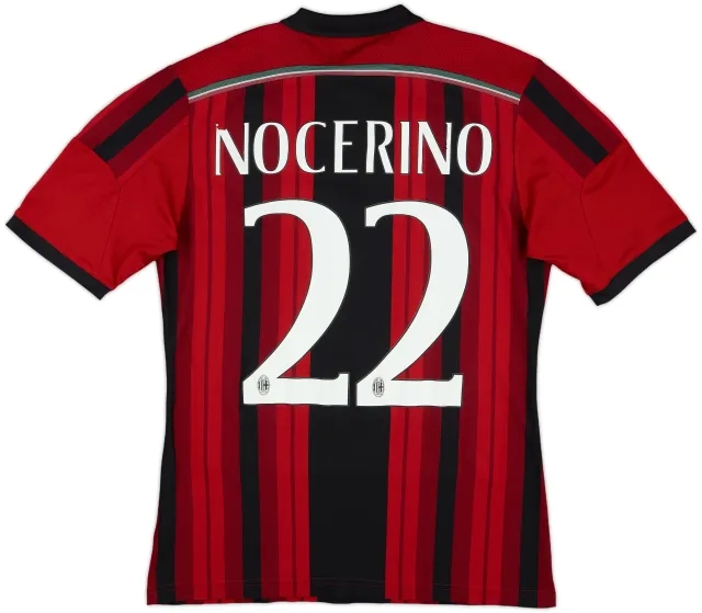 2014-15 AC Milan Home Shirt Nocerino #22 - 5/10 - (S)