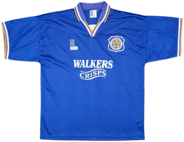 1994-96 Leicester Home Shirt - 8/10 - (XL)