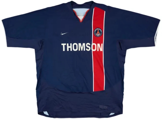 2003-04 Paris Saint-Germain Home Shirt - 5/10 - (XL)