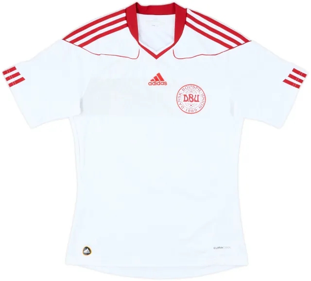 adidas Denmark Mens SS Away Shirt 2010