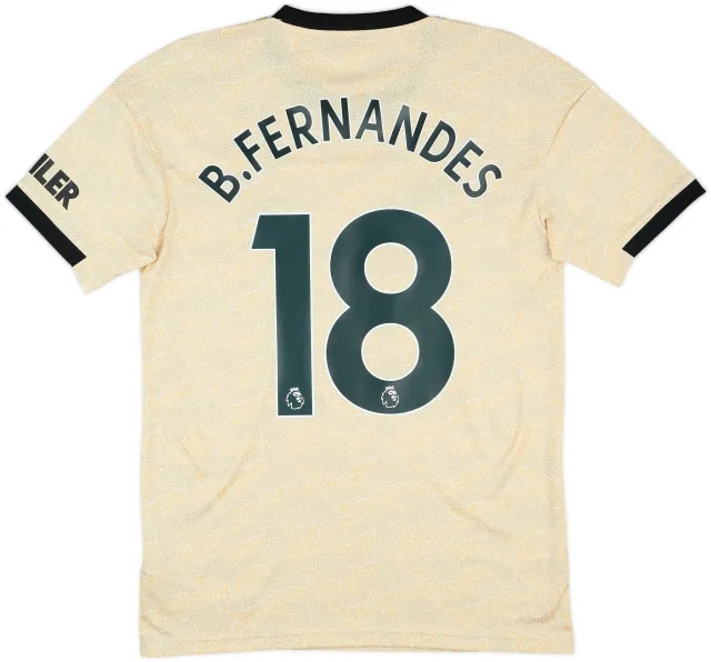 2019-20 Manchester United Away Shirt B.Fernandes #18 - 10/10 - (S)