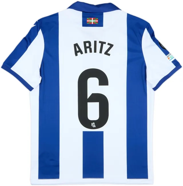2024-25 Real Sociedad Match Issue Home Shirt Aritz #6