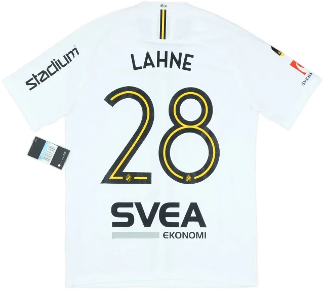 2019 AIK Match Issue Away Shirt Lahne #28