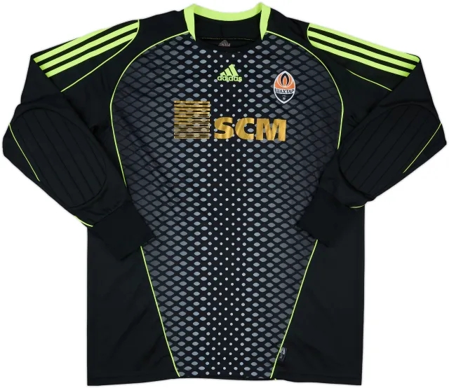 2007-08 Shakhtar Donetsk Match Issue Signed GK Shirt #16