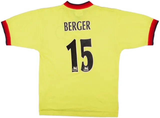 1997-99 Liverpool Away Shirt Berger #15 - 9/10 - (M)