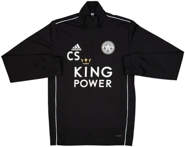 2019-20 Leicester Staff Issue adidas 1/4 Zip Training Top - 8/10 - (XS)