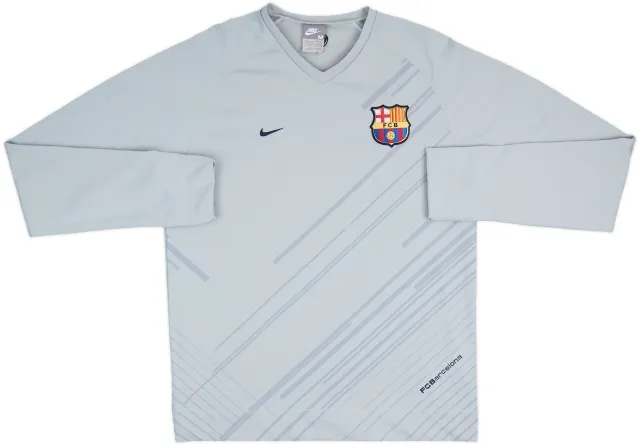 2007-08 Barcelona Nike Sweat Top - 8/10 - (M)