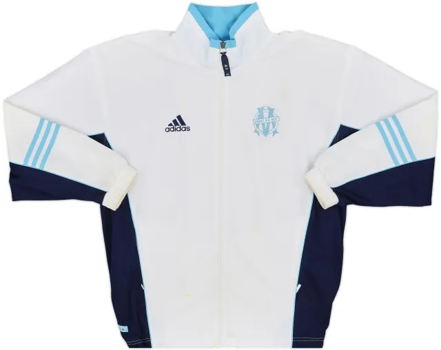 2000-01 Olympique Marseille adidas Track Jacket - 7/10 - (M)