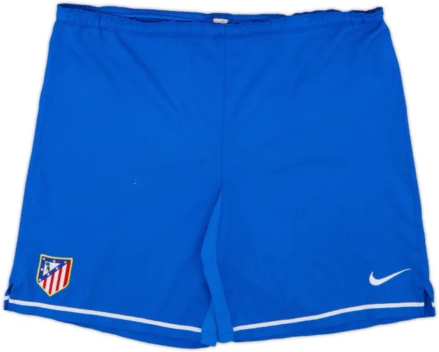 2007-08 Atletico Madrid Player Issue Home Shorts - 4/10 - (S)