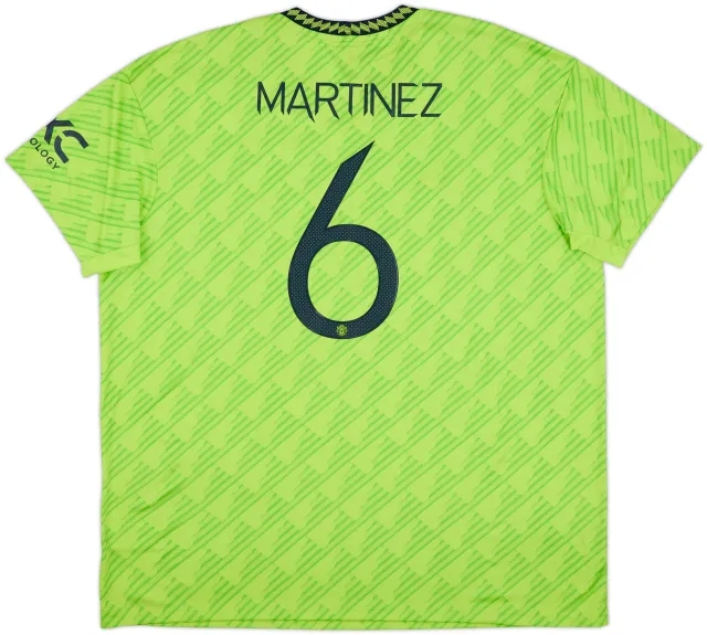 2022-23 Manchester United Third Shirt Martinez #6 (XXL)