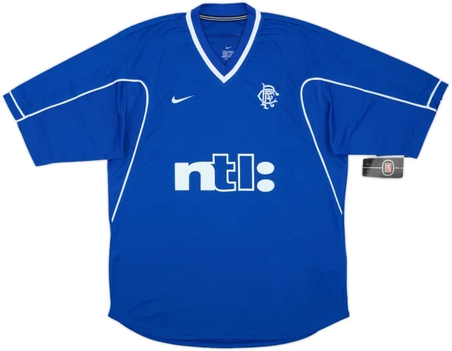 1999-01 Rangers Player Issue Home Shirt (M)