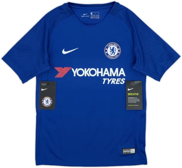2017-18 Chelsea Home Shirt (S.Boys)