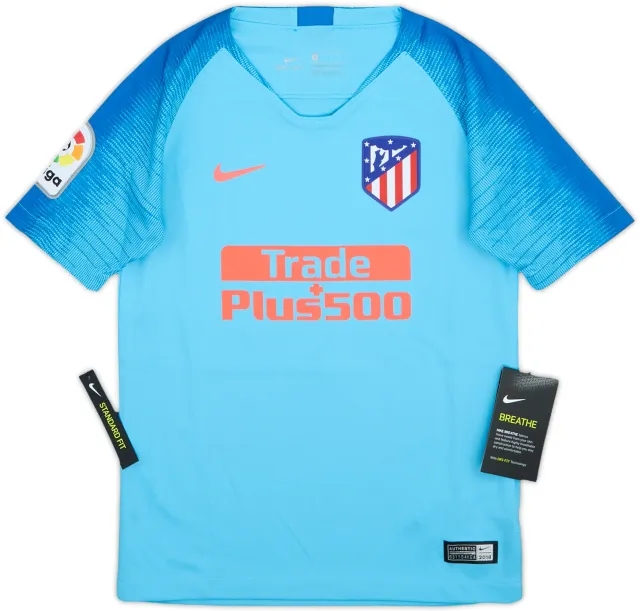 Nike Atlético Madrid Boys SS Away Shirt 2018/19