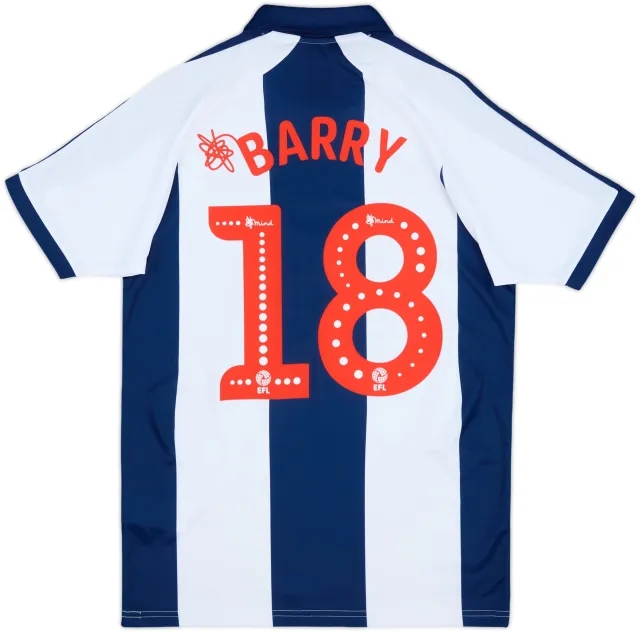 2018-19 West Brom Home Shirt Barry #18 (S)