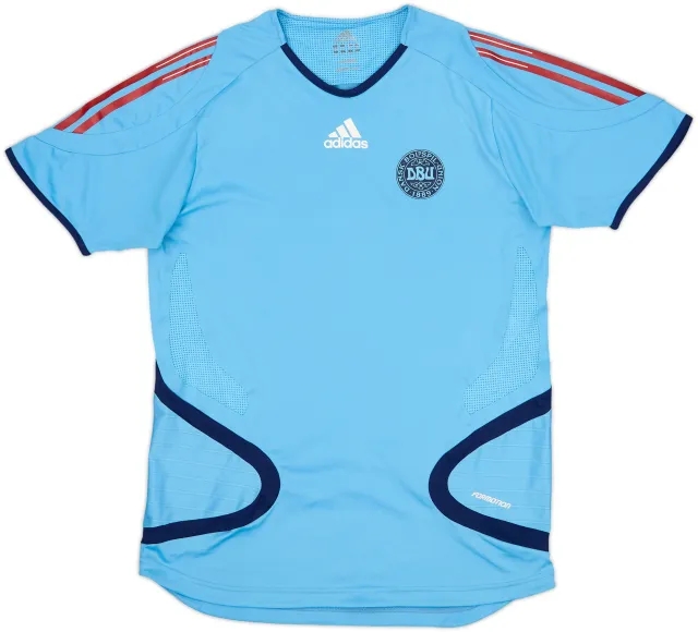 adidas Denmark Boys SS Home Shirt 2006